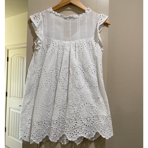 Valentina Naldi White Eyelet Top - Picture 4 of 5